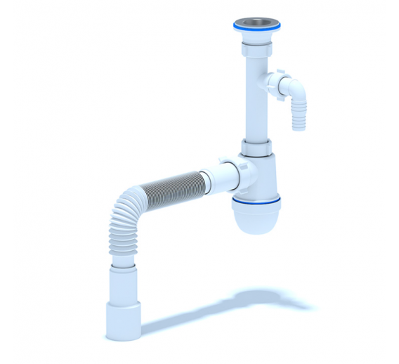 Santechnikos prekės. Vonios įranga. Sifonai.  Sifonas Ani 1/4