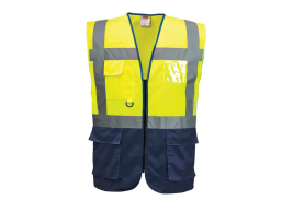 Darbo saugos prekės. Darbo drabužiai. Liemenės. Signalinė liemenė Pesso 