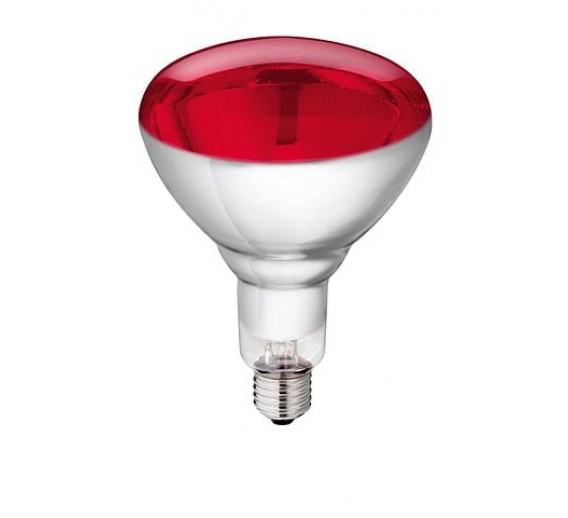 Šildymo lempa E27, raudona 150W 