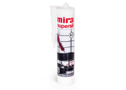 Vidaus apdailos prekės. Hermetikai, montavimo putos, sandarinimo juostos. Silikoniniai hermetikai. Silikonas Mira Transpare 300 ml 