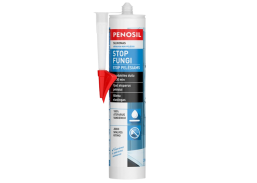 Vidaus apdailos prekės. Hermetikai, montavimo putos, sandarinimo juostos. Silikoniniai hermetikai. Silikonas PENOSIL apsauga nuo pelėsio, 310 ml 
