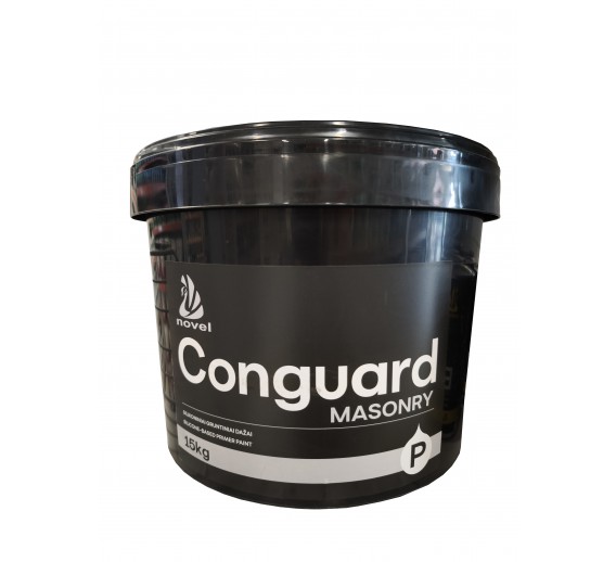 Dažai. Glaistas, gruntas, klijai, skiedikliai. Gruntai. Gruntas betonui, plokštėms. Silikoniniai gruntiniai dažai Conguard 15kg 