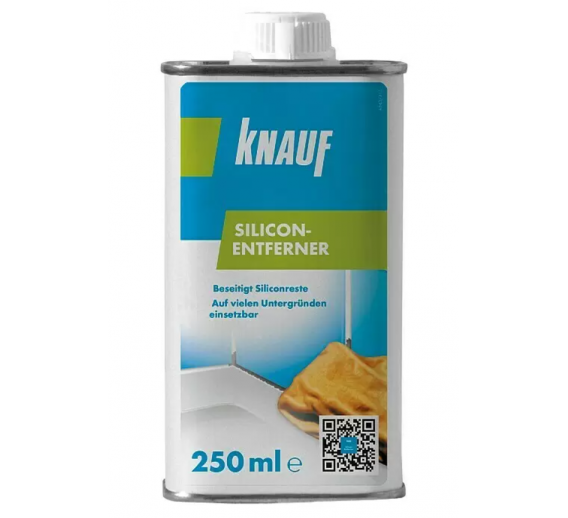 Švaros prekės. Buitinė chemija, valikliai. Silikono valiklis Knauf Silicom-Entferner, 250ml 