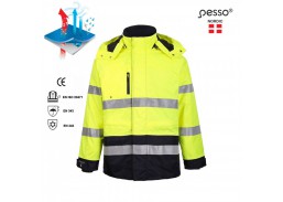 Šilta striukė Pesso Montreal  geltona 2XL dydis 