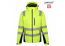 Šilta striukė SOFTSHELL CALGARY geltona, XL 
