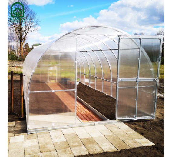 Sodo ir daržo prekės. Šiltnamiai, plėvelės, dangos. Šiltnamiai, pakeltos lysvės. Šiltnamis Klasika Tube 3x4 m, 6 mm danga 