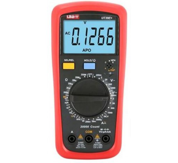 Elektros prekės. Testeriai ir multimetrai, laikmačiai. Skaitmeninis multimetras UT39E+ LCD, VDC:200mV 