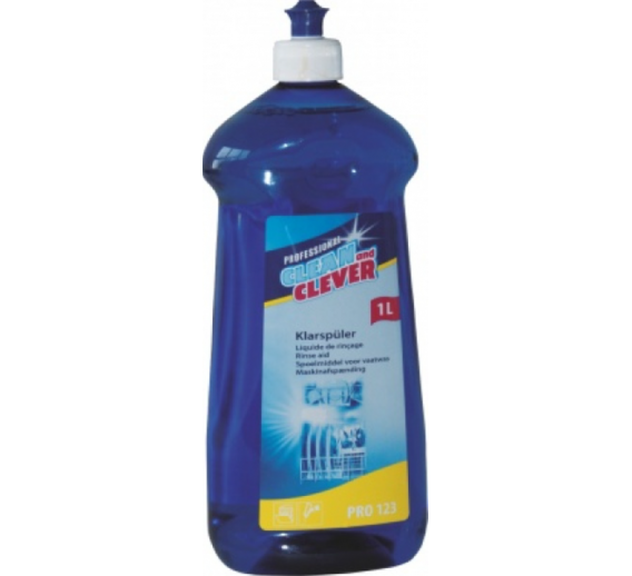 Švaros prekės. Buitinė chemija, valikliai. Skalavimo priemonė indaplovėms 1l