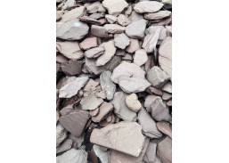 Sodo ir daržo prekės. Dekoratyvinis akmuo, skaldelės, mulčias. Skalūno skalda violetinė 30-60mm 20kg 