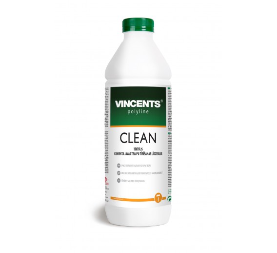Švaros prekės. Buitinė chemija, valikliai. Skiedinio dėmių valiklis CLEAN 1l 