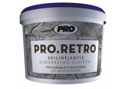 Skilinėjantis dekoravimo glaistas PRO RETRO 15 kg 