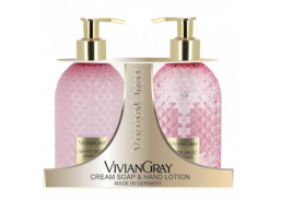 Švaros prekės. Muilas, pasta rankoms plauti. Skysto muilo ir rankų losjono rinkinys Musc Ananas 2x300ml