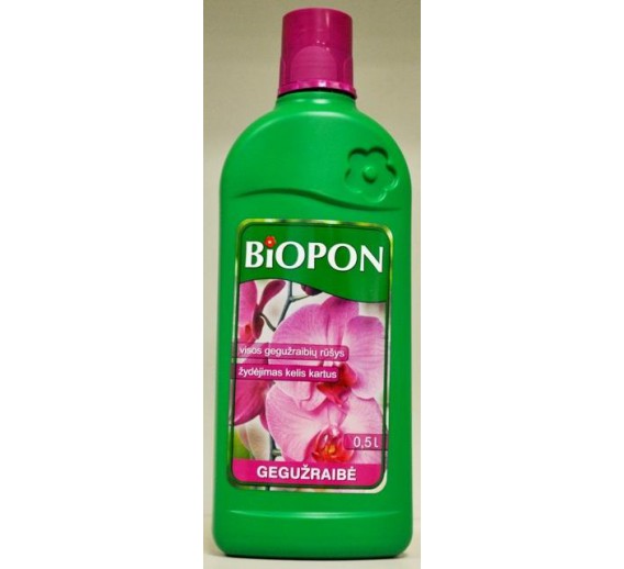 Sodo ir daržo prekės. Trąšos ir durpių substratai. Trąšos. Skystos trąšos. Skystos trąšos orchidėjoms Biopon 500ml 