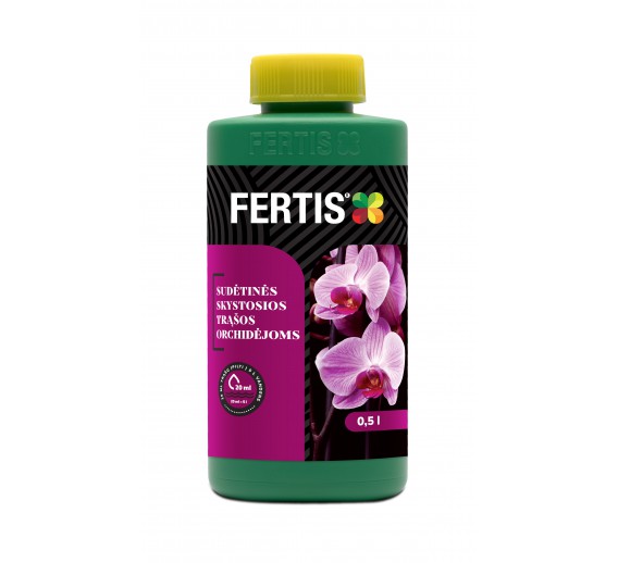 Sodo ir daržo prekės. Trąšos ir durpių substratai. Trąšos. Skystos trąšos. Skystos trąšos orchidėjoms FERTIS 500 ml 