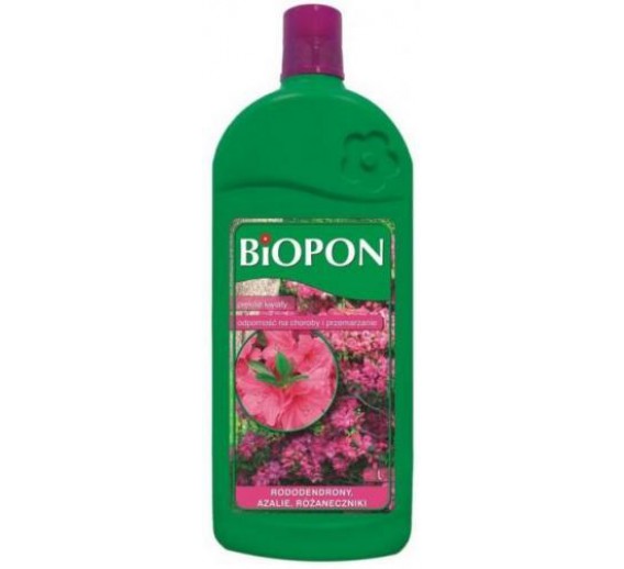 Sodo ir daržo prekės. Trąšos ir durpių substratai. Trąšos. Skystos trąšos. Skystos trąšos rododendrams ir azalijoms Biopon 500ml 