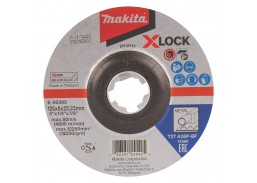 Darbo įrankiai. Įrankių priedai. Šlifavimo medžiagos. Metalo šlifavimo diskai. Šlifavimo diskas Makita X-Lock metalui, d-125x6 mm 