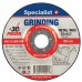 Darbo įrankiai. Įrankių priedai. Šlifavimo medžiagos. Metalo šlifavimo diskai. Šlifavimo diskas Specialist+ d-125x6mm