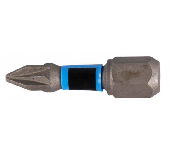 Darbo įrankiai. Mechaniniai įrankiai. Atsuktuvai, antgaliai. Sukimo antgaliai. Smūginis antgalis PZ1 25 mm 2 vnt E-03165 