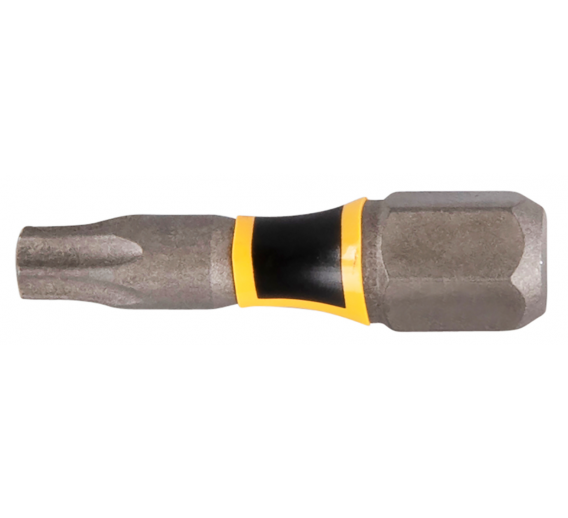 Darbo įrankiai. Mechaniniai įrankiai. Atsuktuvai, antgaliai. Sukimo antgaliai. Smūginis antgalis T20x25 mm 2 vnt E-03218 
