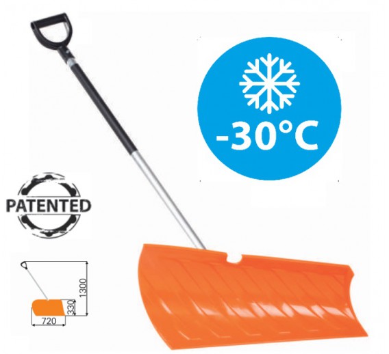 Sodo ir daržo prekės. Sodo ir daržo inventorius, įrankiai. Sodo ir daržo įrankiai. Kastuvai, semtuvai, šakės. Sniego stūmiklis SHARK 72cm 