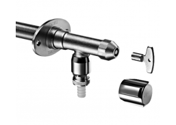 Santechnikos prekės. Uždaromoji ir jungiamoji santechninė armatūra. Rutuliniai ventiliai. Sodo ventilis neužšąlantis Polar SCHELL