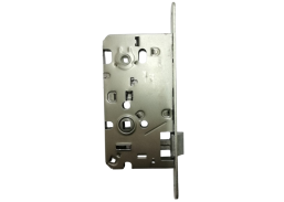 Vidaus apdailos prekės. Durys, jų dalys. Durų furnitūra. Spynos durims, pakabinamos spynos. Spynos durims. Spyna ERKADO WC Kairė