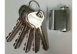 Spynos cilindras S-PRO, ovalus, 5 raktai 