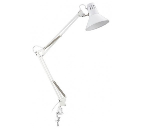 Apšvietimas. Staliniai šviestuvai. Stalinis šviestuvas VENLA Airam E27 baltas Apšvietimas. Staliniai šviestuvai. Stalinis šviestuvas VENLA Airam E27 baltas