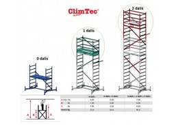 Stelažas statybinis ClimTec 1,95 m  KRAUSE  O 