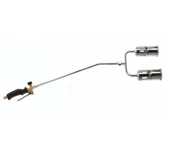 Elektros prekės. Suvirinimo įranga ir reikmenys. Degikliai, dujos. Stoginis dvigubas degiklis IDEALGAS, 96 cm 