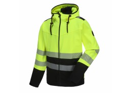 Darbo saugos prekės. Darbo drabužiai. Striukės. Striukė LEO Ripstop SoftShell Pesso, geltona 2XL 