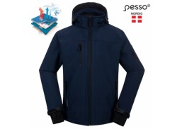 Darbo saugos prekės. Darbo drabužiai. Striukės. Striukė PESSO ACROPOLIS softshell mėlyna, L 