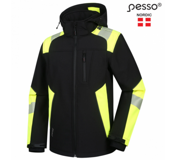 Darbo saugos prekės. Darbo drabužiai. Striukės. Striukė Softshell Astra Pesso