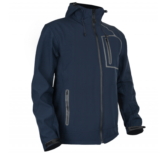 Darbo saugos prekės. Darbo drabužiai. Striukės. Striukė Softshell mėlyna