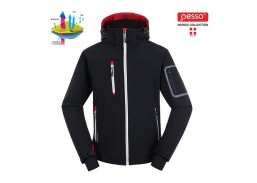 Striukė SoftShell Pesso ACROPOLIS, juoda L 