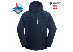 Darbo saugos prekės. Darbo drabužiai. Striukės. Striukė Softshell PESSO ATLANTA mėlyna, M 