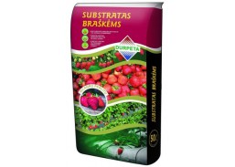 Sodo ir daržo prekės. Trąšos ir durpių substratai. Durpių ir žemių substratai. Substratas braškėms su agroperlitu DURPETA, 50L 