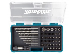 Darbo įrankiai. Mechaniniai įrankiai. Atsuktuvai, antgaliai. Sukimo antgaliai. Sukimo antgalių ir grąžtų komplektas 48 vnt. Makita B-36192 
