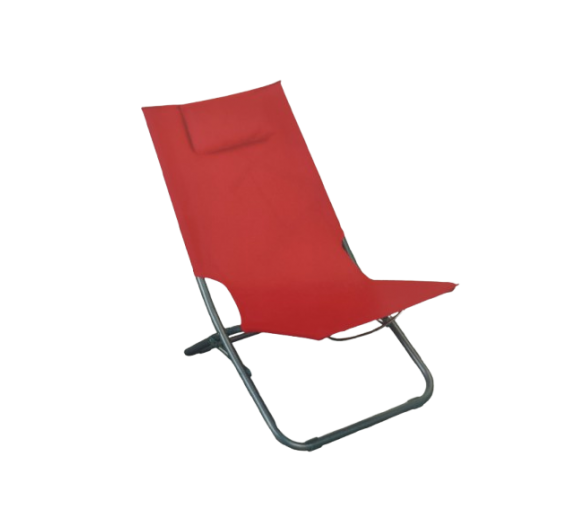 Sodo ir daržo prekės. Laisvalaikio prekės. Lauko, terasos baldai. Sulankstoma kėdė 50x78x72 Red 