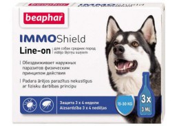 Šunų lašai Immo Shield vidutinių ir mažų veislių šunims 