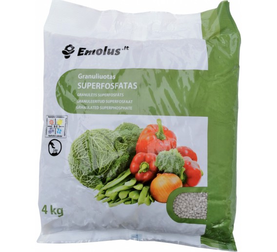 Sodo ir daržo prekės. Trąšos ir durpių substratai. Trąšos. Birios trąšos. Superfosfatas 4 kg
