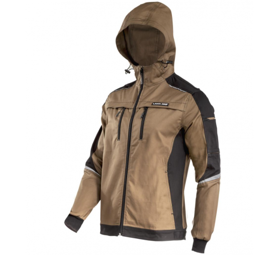 Darbo saugos prekės. Darbo drabužiai. Švarkai. Švarkas Slim-Fit rudas/juodas