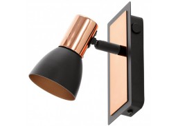 Apšvietimas. Sieniniai šviestuvai. Šviestuvas EGLO BARNHAM GU10 1x3.3W 2x240lm black 94584 