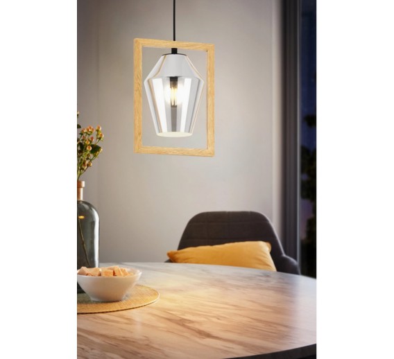 Apšvietimas. Pakabinami šviestuvai. Šviestuvas EGLO VIGLIONI 99701 1X40W 