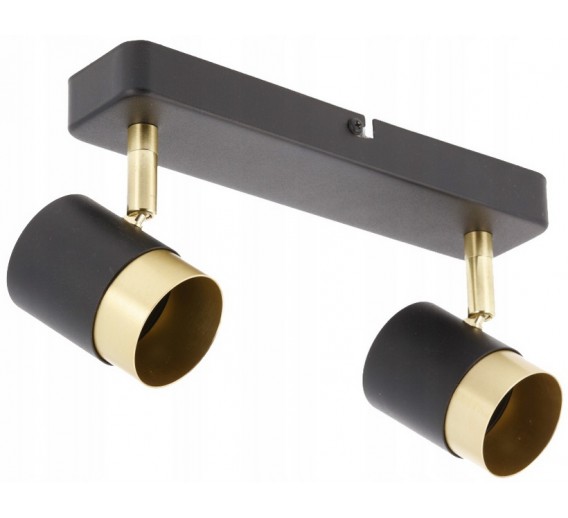 Apšvietimas. Kryptiniai šviestuvai. Šviestuvas ORIO JUODAS 2x50W GTV SV62107 