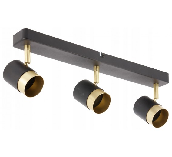 Apšvietimas. Kryptiniai šviestuvai. Šviestuvas ORIO JUODAS 3x50W GTV SV62108 