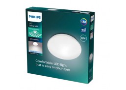Apšvietimas. Lubiniai šviestuvai. Šviestuvas Philips CL200 MOIRE LED 17W/840 apvalus 