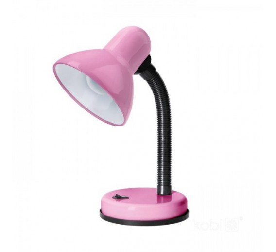 Apšvietimas. Staliniai šviestuvai. Šviestuvas SMIESZEK rožinis E27 