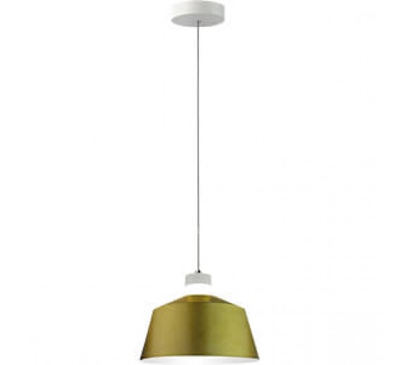 Apšvietimas. Pakabinami šviestuvai. Šviestuvas  V-TAC 7W 250 mm aukso spalvos 