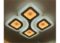 Apšvietimas. Lubiniai šviestuvai. Švietuvas K77912 LED 2*93W D500mm 3000-6000K 